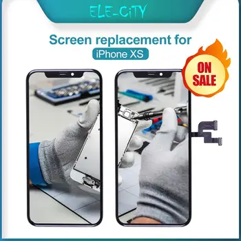 

XS OLED Screen Replacement For iPhone XS LCD Screen OLED TFT Display Assembly With 3D Force Touch Supported True Tone With Gift