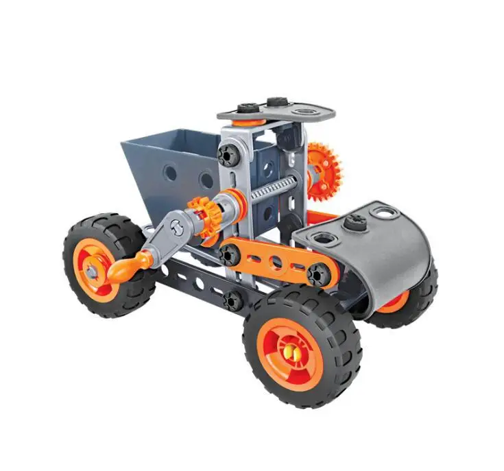 

BSQ 8-in-1 Mechanical Cars Assembled Building Blocks Children'S Educational Toy Plastic Toy Car Model Building Blocks