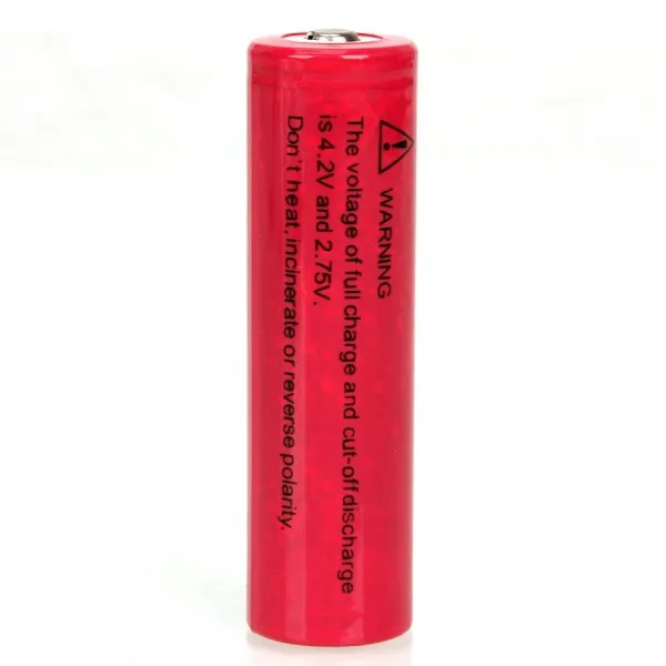 TangsFire 18650 2800mAh 3,6-4,2 V PCB протектор перезаряжаемая литиевая батарея Красный 1 шт