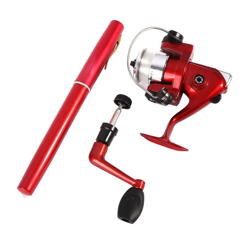 Рыболовная спиннинговая катушка уличная портативная рыболовная удочка в форме