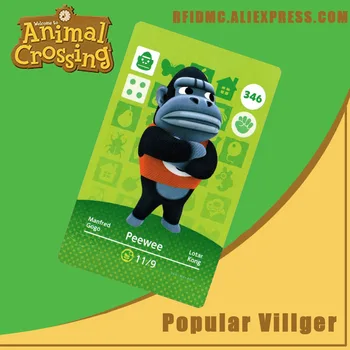 

346 Peewee Animal Crossing Card Amiibo for New Horizons