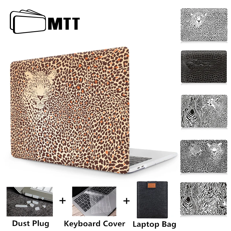 MTT чехол с леопардовым принтом для Macbook Pro retina 13 15 дюймов с сенсорной панелью для mac book air pro 11 12 13 15 сумка для ноутбука чехол