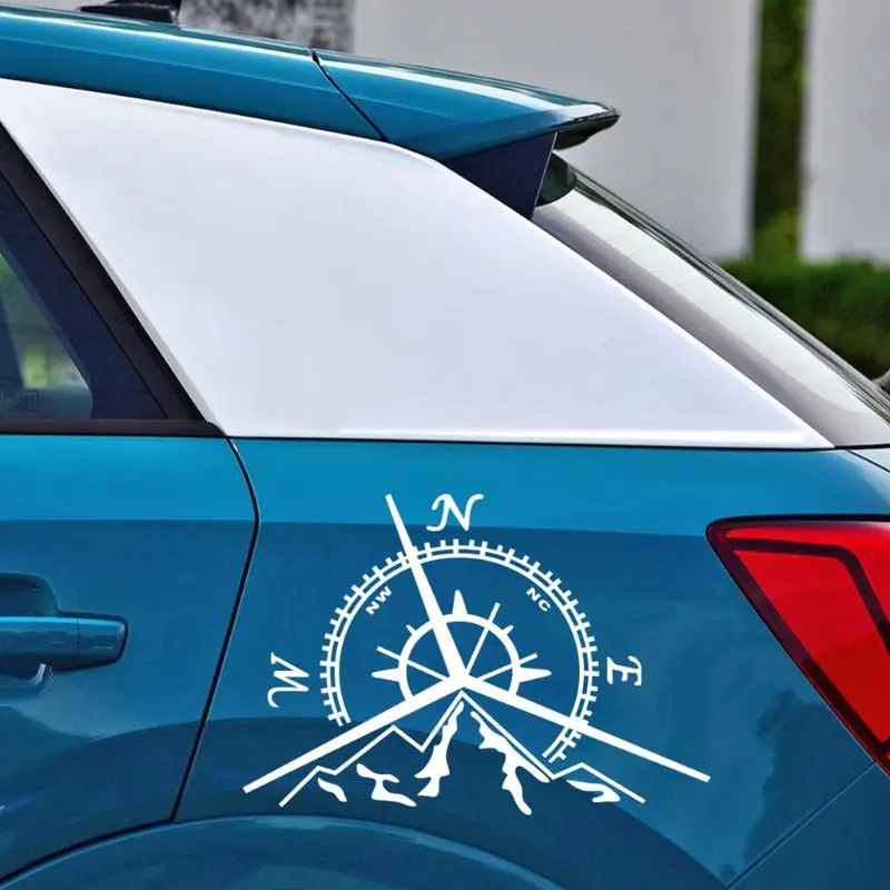NSWE Мода горы компас топлива наклейка Морской Компас навигации автомобиля стикер