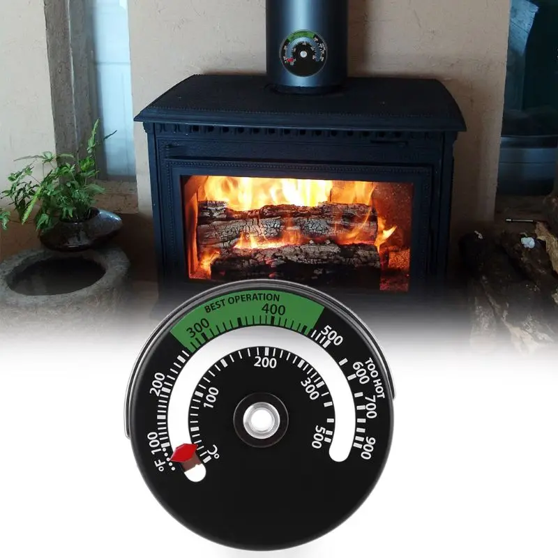 Магнитный термометр для камина и печи, монитор температуры места огня, увеличивает эффективность и оптимизирует расход топлива