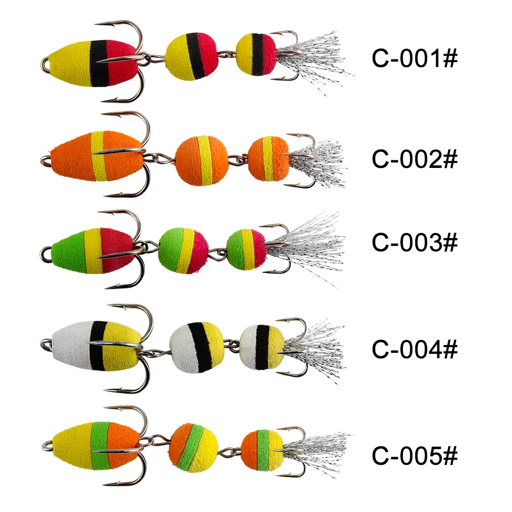 FISH KING Mandula Fishing Lure Soft Lures Foam Bait Swimbait Wobbler Bass Pike Lure With  Insect Artificial Baits Pesca