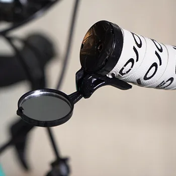 

Bike Handlebar Rearview Mirror Adjustable Handle Bar End Plugs Bicycle Accessories ZJ55