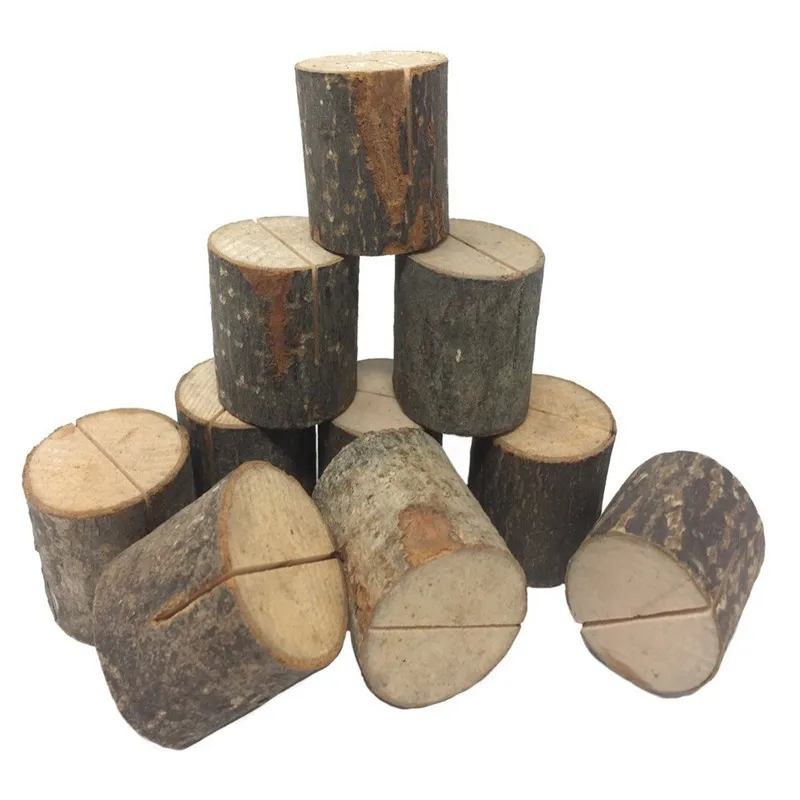 

Wedding Place Wooden Card Holders Table Number Stands for Home Party Decorations. Pack of 50