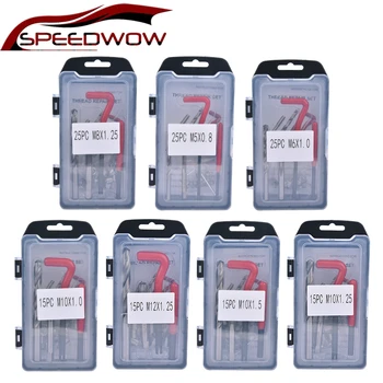 

7 Kinds of Recoil Thread Inserts Installation Kit Repair Tool Drill Tap M5 M6 M8 M10 M12 SK1051 Car Motorcycle Repair Tools