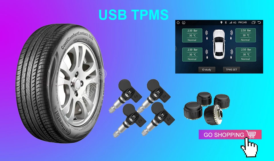 Sale 2 Din Octa Core Android 9 Car Radio GPS Navigation Autoradio System 4GB RAM 32GB ROM Support TPMS 3G WIFI DAB OBD DVR 15