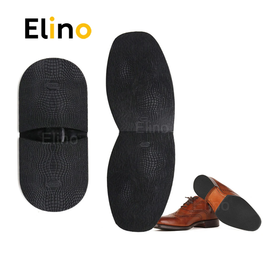 

Rubber Soles for Men Leather Shoe Repair Sole Anti Slip Ground Grip Replacement Half Outsoles Shoes Pad DIY Forefoot Heel Pads