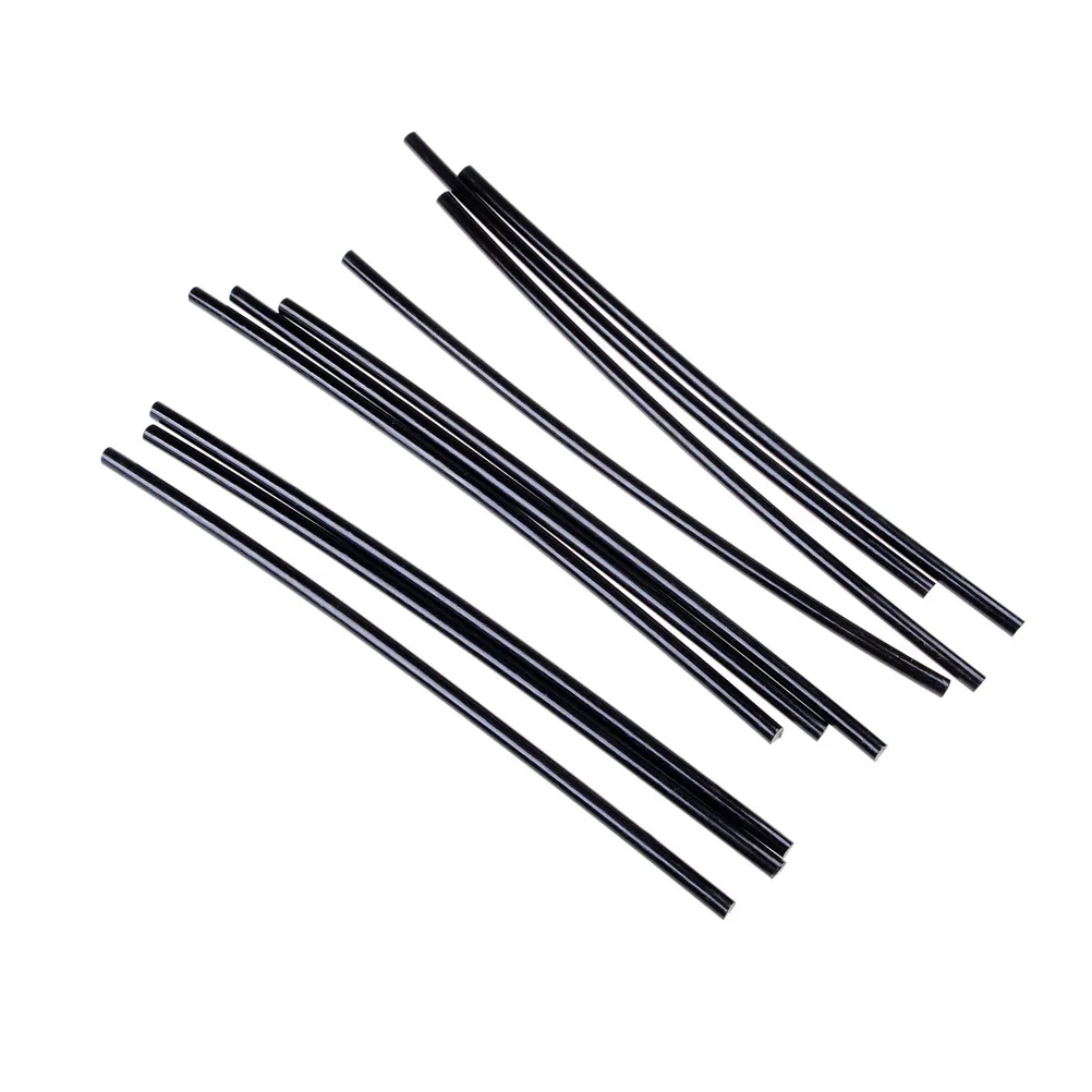 ZLinKJ 10 pieces/lot 17*210mm Black Hot melt glue stick for guns tool | Обустройство дома
