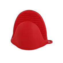 Толстая силиконовая изоляция зажим для рук печь микроволновая печь анти-обжигание анти-высокая температура перчатки взять диск зажим для рук