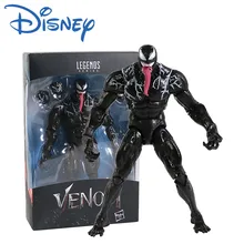 

7-inch Disney's New Marvel Spider-Man Series Venom, Hand-Made Anime Characters, Movable Doll Collection Model, Children's Toy