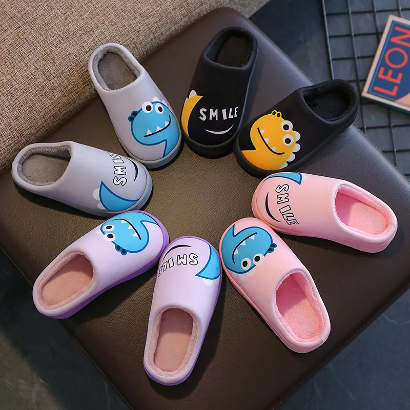 

Children mian bao bao Autumn And Winter Men's 1-3 Years Old New Slipper Anti-slip Wool Sleeper Big Boy Package Root Girls 2 Clos