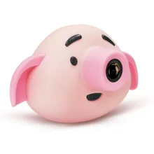 Детская камера Piggy, передняя и задняя двойная камера, HD детская камера, мультипликационная цифровая видеокамера, 1,8 дюймовый экран, подарок на день рождения