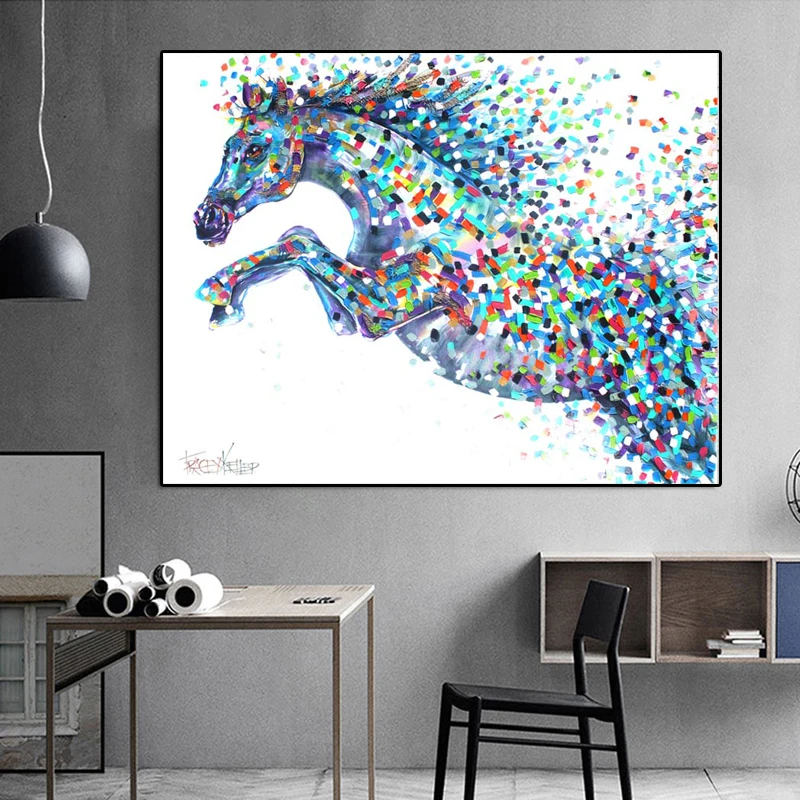 watercolor horse