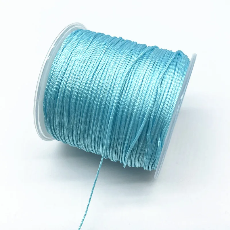 0.8mm Nylon Cord Thread 10Meters/lot Chinese Knot Macrame Cord Bracelet Braided String DIY Beading Thread nylon cord macrame cord nylon rope