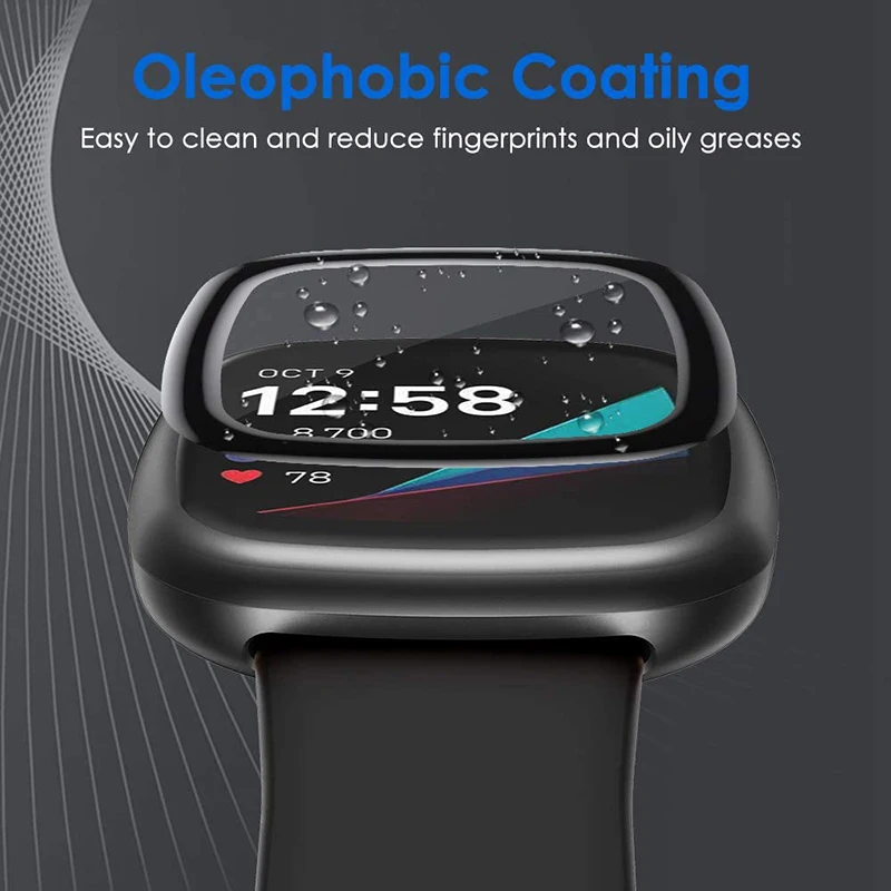 Fitbit Versa 3 ȣ Ŀ  3D ȣ ʸ fitbit ũ   ڸ ׷̵ ü ȭ ȣ ( ƴ)