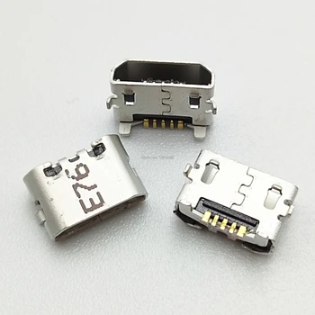 

100pcs Micro USB Charging Port Dock Connector Socket For Huawei Ascend 4X 4X Y6 4A P8 C8817 P8 max P8 Lite 4C 3X Pro G750-T20
