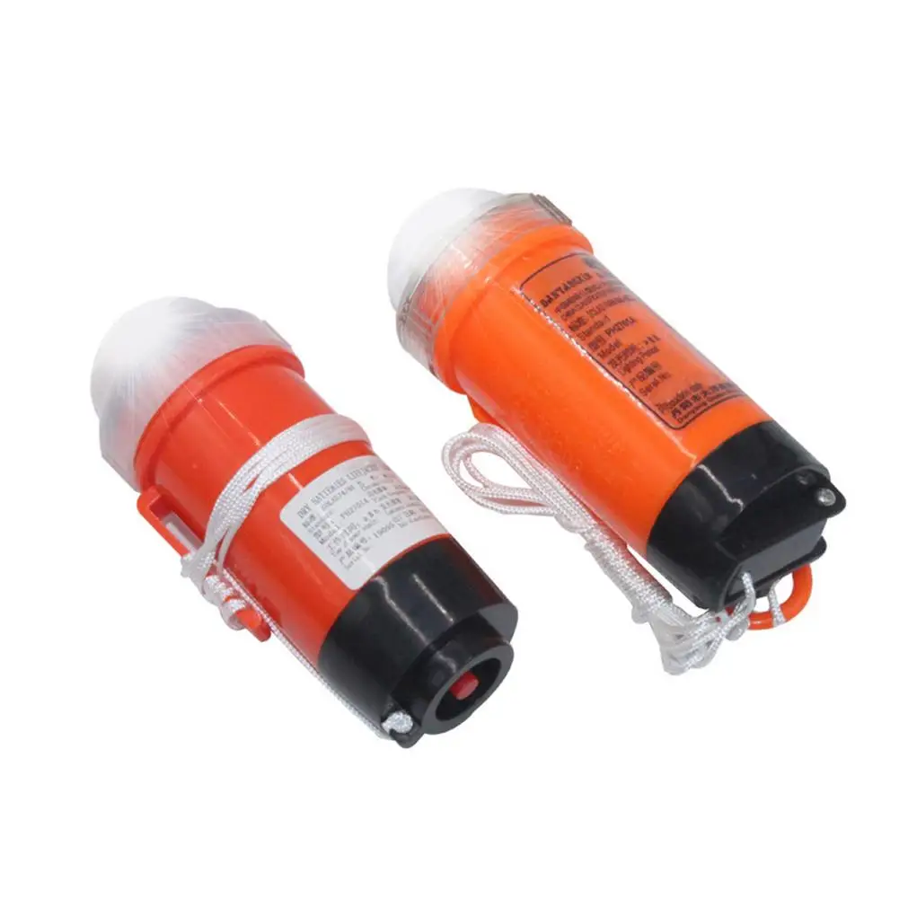 2pcs Life Jacket Indicator Lights Surfing Vest LED Lithium Lamp Self-Lighting Saving Swim Boating Survival Flashlights | Спорт и