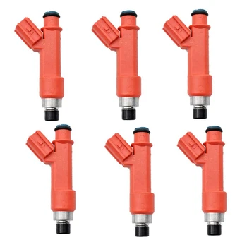 

6PCS Fuel Injector Nozzles For Toyota Lotus 1.3L 1.5 1.8L L4 1998 - 2008 1001-87F90 100187F90