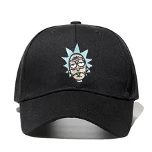 Рик и Морти хаки папа шляпа Crazy Rick бейсбольная кепка Американский Аниме хлопок вышивка Snapback аниме любителей кепка для мужчин и женщин