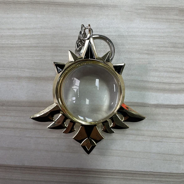 Genshin Impact Trinket Mondstadt Liyue Harbor Vision Of God Keychains Anime Accessories Bag Pendant Key Rings High Quality Mondstadt blank