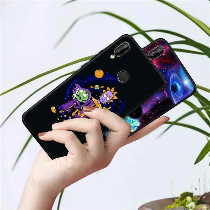 Мягкий чехол из ТПУ с рисунком аниме Рика и Морти для huawei mate 20 10 P30 P20 Pro P10 P9 P8 Lite P Smart Матовые чехлы