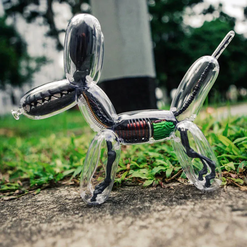 4dマスタービジョンおもちゃ、透明なアセンブリバルーンドッグ、解剖学