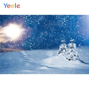 

Christmas Backdrop Winter Snow Snowflake Tree Baby Portrait Photography Background For Photo Studio Vinyl Photophone Photozone