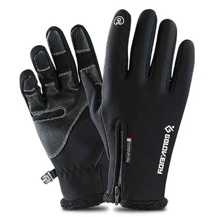 Лыжные перчатки с сенсорным экраном мужские и женские зимние лыжные флисовые водонепроницаемые сноубордические перчатки зимние мотоциклетные теплые варежки