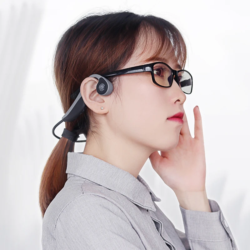 Беспроводные наушники с костной проводимостью Wear V9 Bluetooth 5 0 уличная спортивная