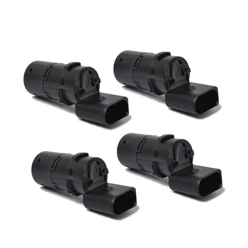 

For Audi A6 C5 C6 S 4pcs Car Parking Assist Sensor Rear ABS Plastic 7H0919275E