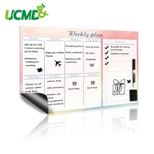 42x30 см Магнитная доска-еженедельник Магнит на Холодильник Гибкий ежедневный рабочий учебный план времени Организатор расписание доска для сообщений