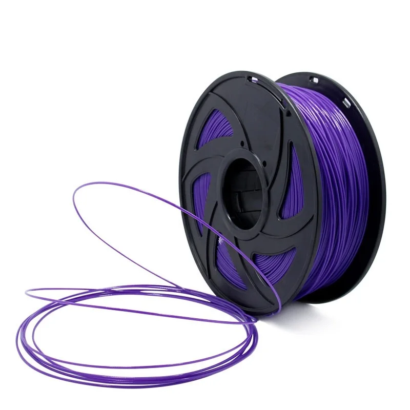 Фиолетовый EasyThreed 3d принтер PLA нить 1,75 мм нить мерная+/-0,05 мм 1 кг Фиолетовый 3D пластик печатный материал для RepRap - Цвет: Фиолетовый