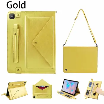

Wallet clip Leather New Case For Samsung Galaxy Tab S6 Lite SM-P610 SM-P615 10.4 inch 2020 CoqueTablet protect shell+pen