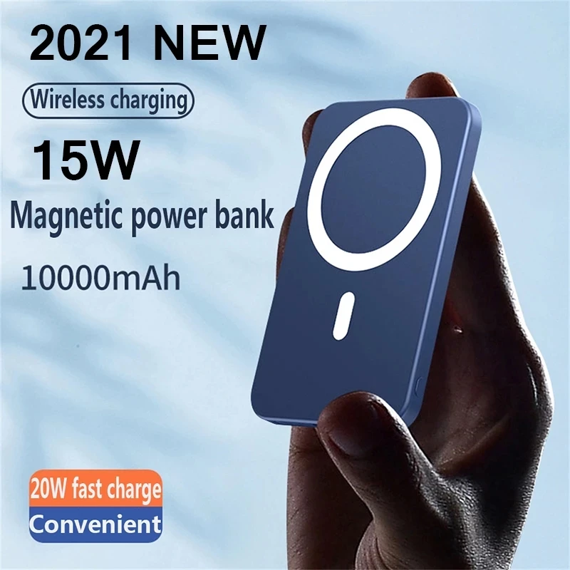 Portable 10000mAh Wireless powerbank For Portable charger