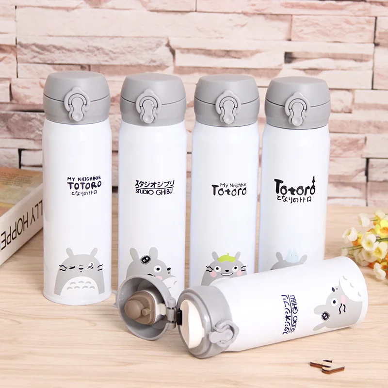 

Cute Totoro Thermos Vacuum Flasks Kid's Cartoon Thermal Insulation Water Bottle Sweet Gift Childr Water Bottle Insulated Mug