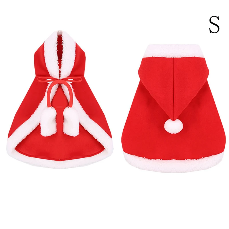 1PC Xmas apparel for Kitty Dogs Pet Dog Clothes Christmas Costume Cute Cartoon Clothes For Small Dog Cloth Costume Dress - Цвет: H-S