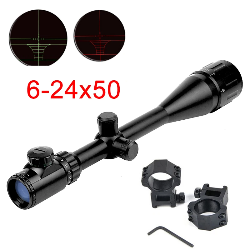 B BESTSIGHT тактический прицел 6 24X50 AOE красный зеленый с подсветкой Перекрестие