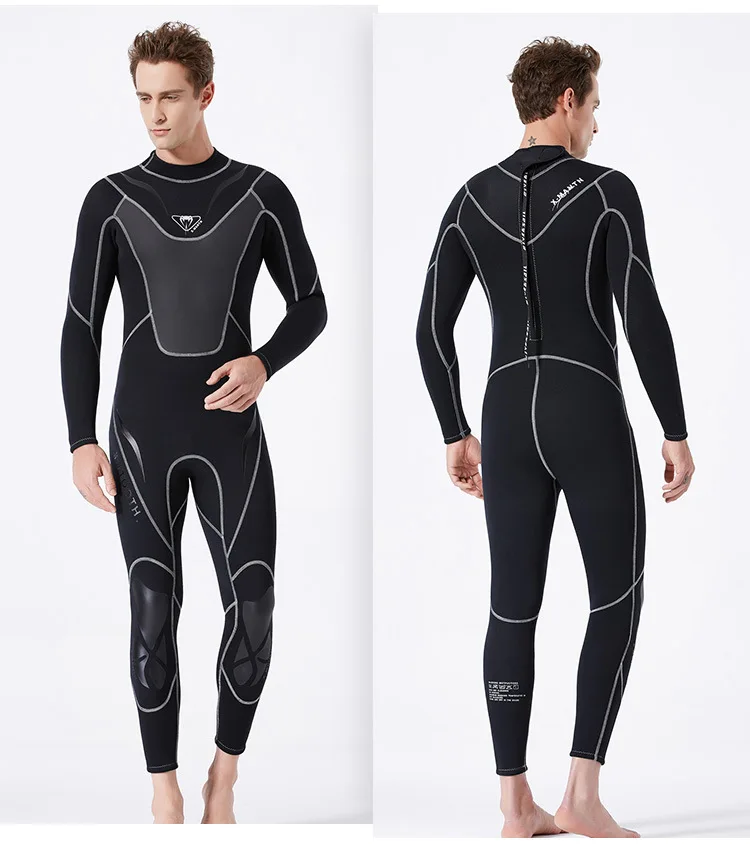 Fullbody Men 3mm Neoprene Wetsuit Surfing Swimming Diving Suit Super Stretch Triathlon Swimwear Sport Scuba Swimsuits Surfing