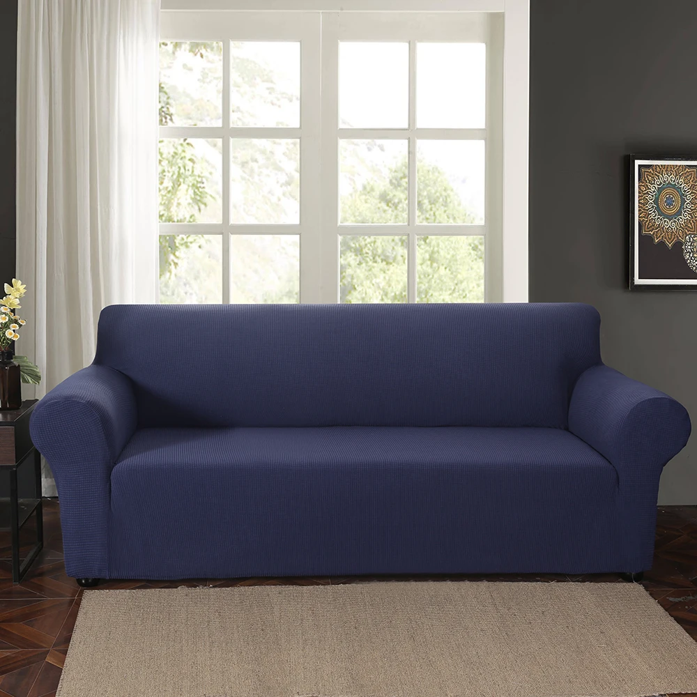 Модные жаккардовые стрейч чехлы для диванов эластичные секционные диванные Угловые Чехлы для мебели кресла домашний декор - Цвет: A