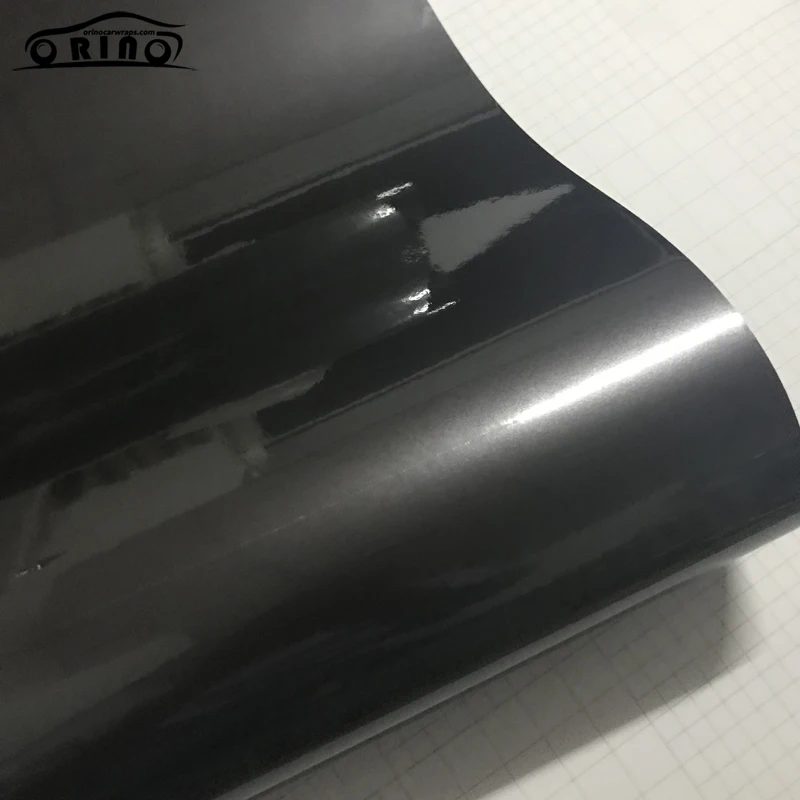 Grey Gloss Metalli Vinyl Sticker-1