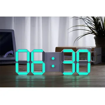 

Electronic clock/wall clock / stereo alarm clock/LED clock/color change/3D clock/stereo clock/non-monochrome perpetual calendar