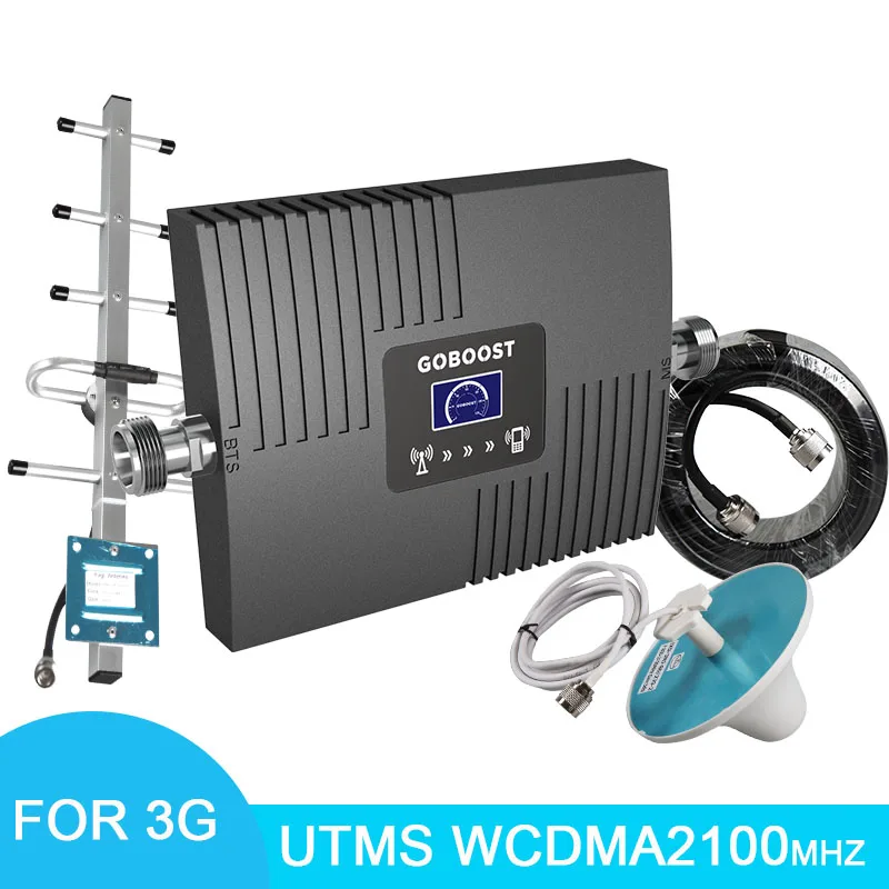 

Signal booster for CDMA850Mhz Cellphone Cellular Repeater 65dB Mobile signal amplifier with LCD Display +Yagi Antenna Kit