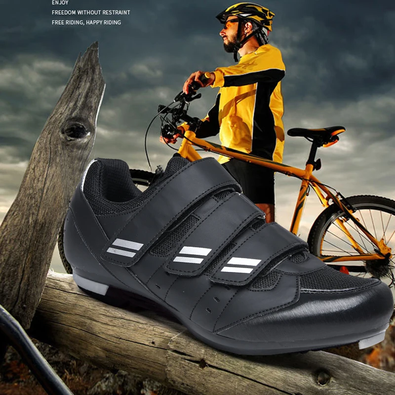 HOT MTB Road bicycle men and women Ventilation shoes Suitable for Black red green mountain road universal Cycling shoes