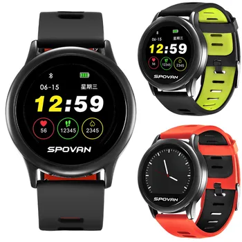 

IP67 Waterproof Health Sleep Sports Heart Rate Monitor Bluetooth Smartwatch 180mAh Smart watch Men Women For IOS Android SW002