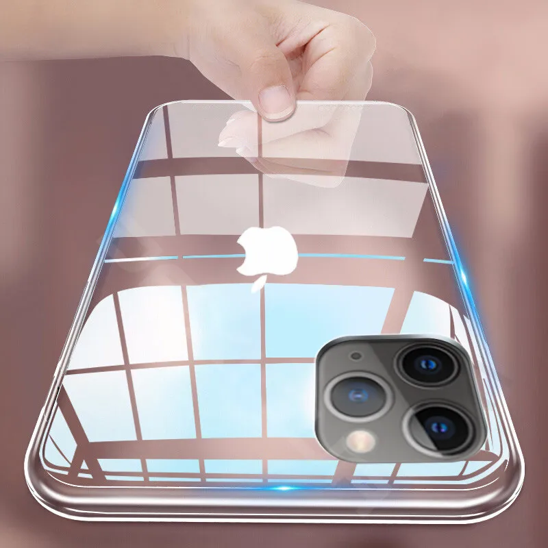Ultra Thin Clear Silicone Phone Case For iPhone 11 Pro Max Case iphone
XR XS Max X 7 8 6 6S Plus Soft TPU Transparent Back Cover