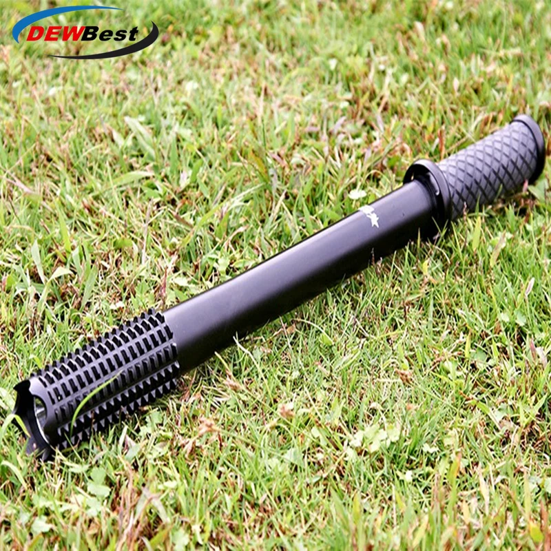 DEWBest self defense Aluminum bat light flashlight military led
