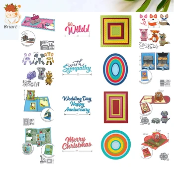 

Pop up Ball Frame Letter Cutting Dies Metal Stencil for DIY Scrapbooking Paper Cards Embossing Handmade Crafts Christmas Die 202